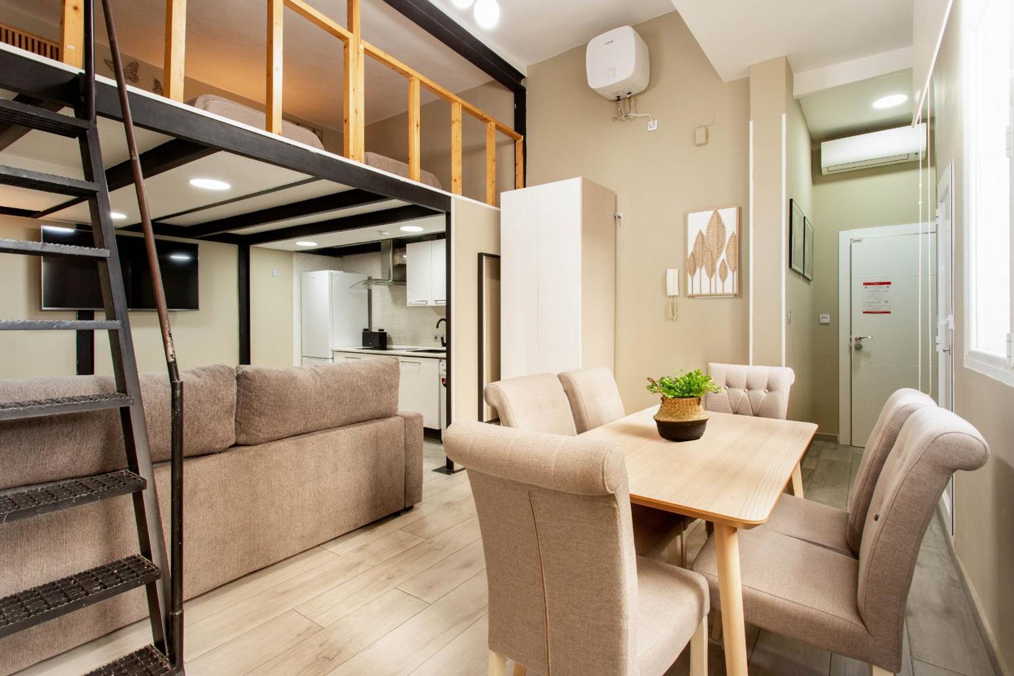 Tirso Loft En Madrid Lägenhet Exteriör bild